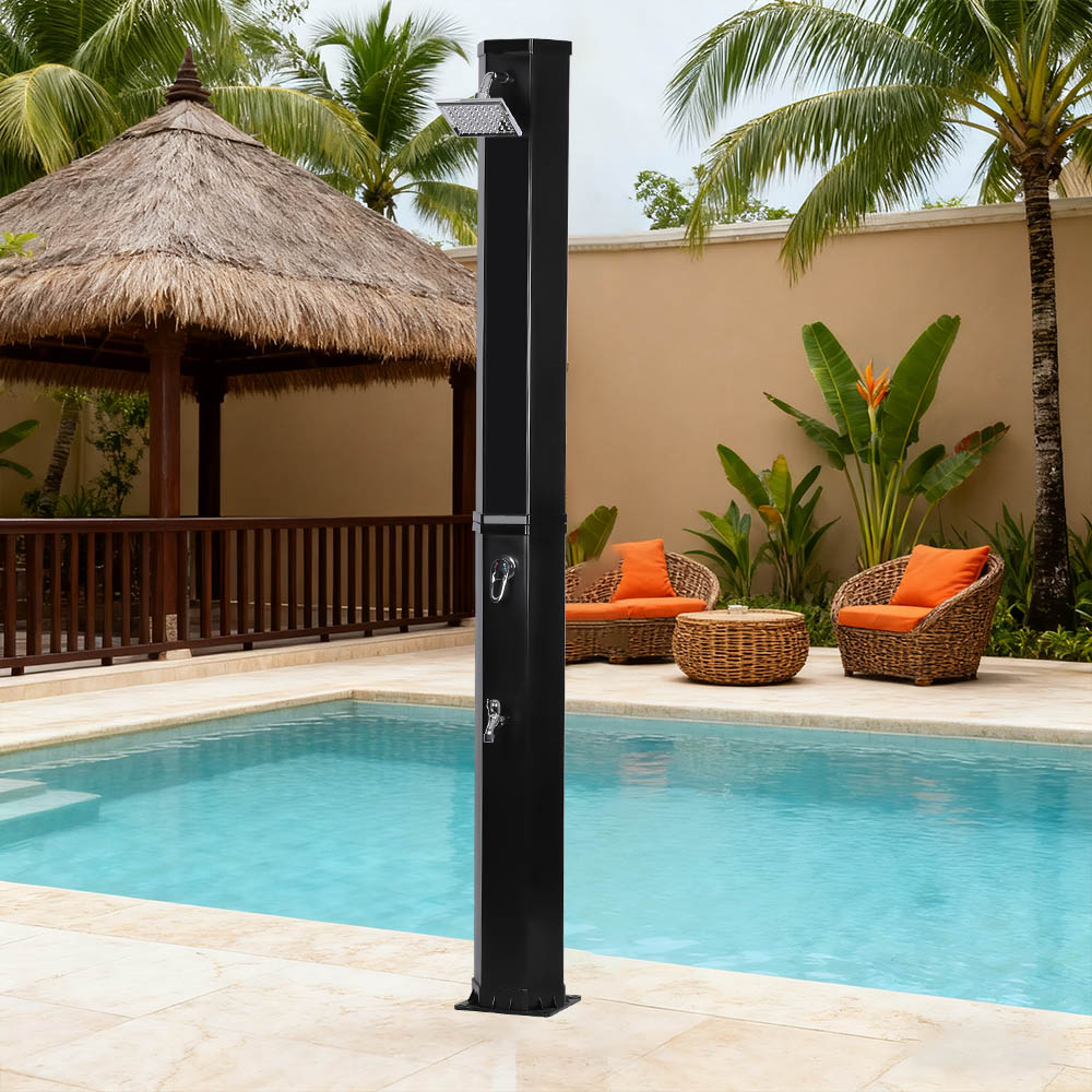 LY60L01 অতিরিক্ত বড় রেইন শাওয়ার হেড গার্ডেন সোলার শাওয়ার