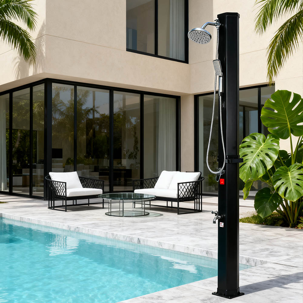 LY35L09 বহিরঙ্গন সৌর ঝরনা বহন এবং পরিবহন সহজ